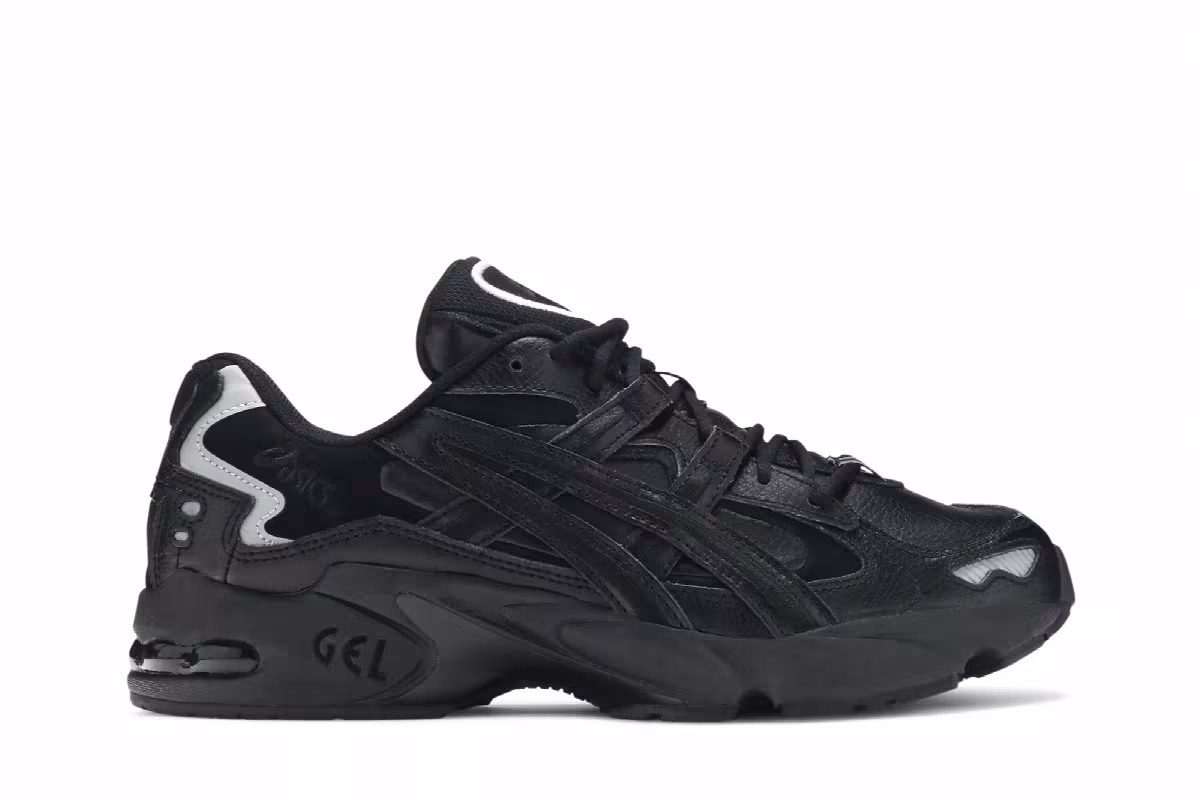 Asics Gel Kayano 5 OG Triple Black, view 2