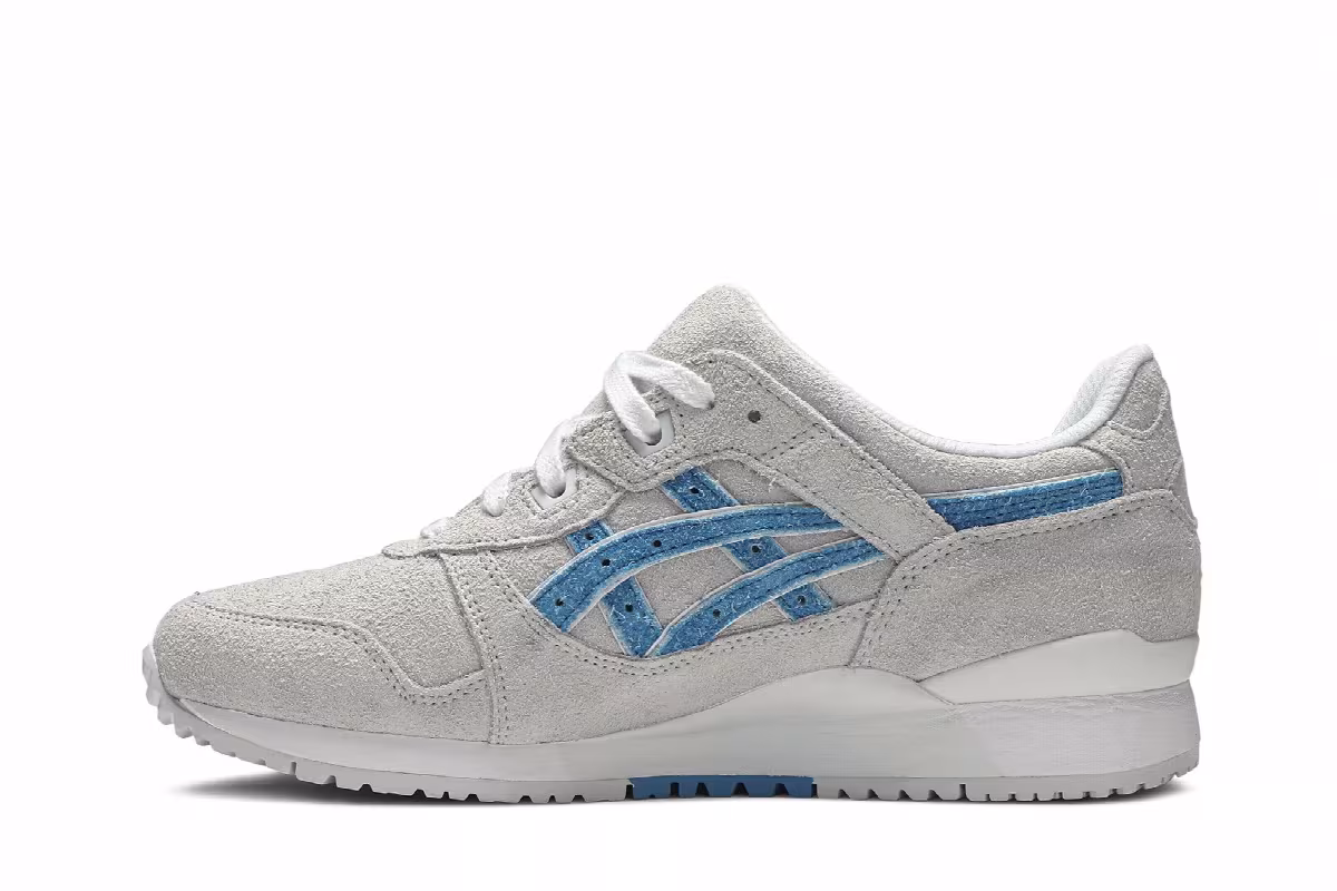 KITH x ASICS Gel Lyte 3 Super Blue, view 4
