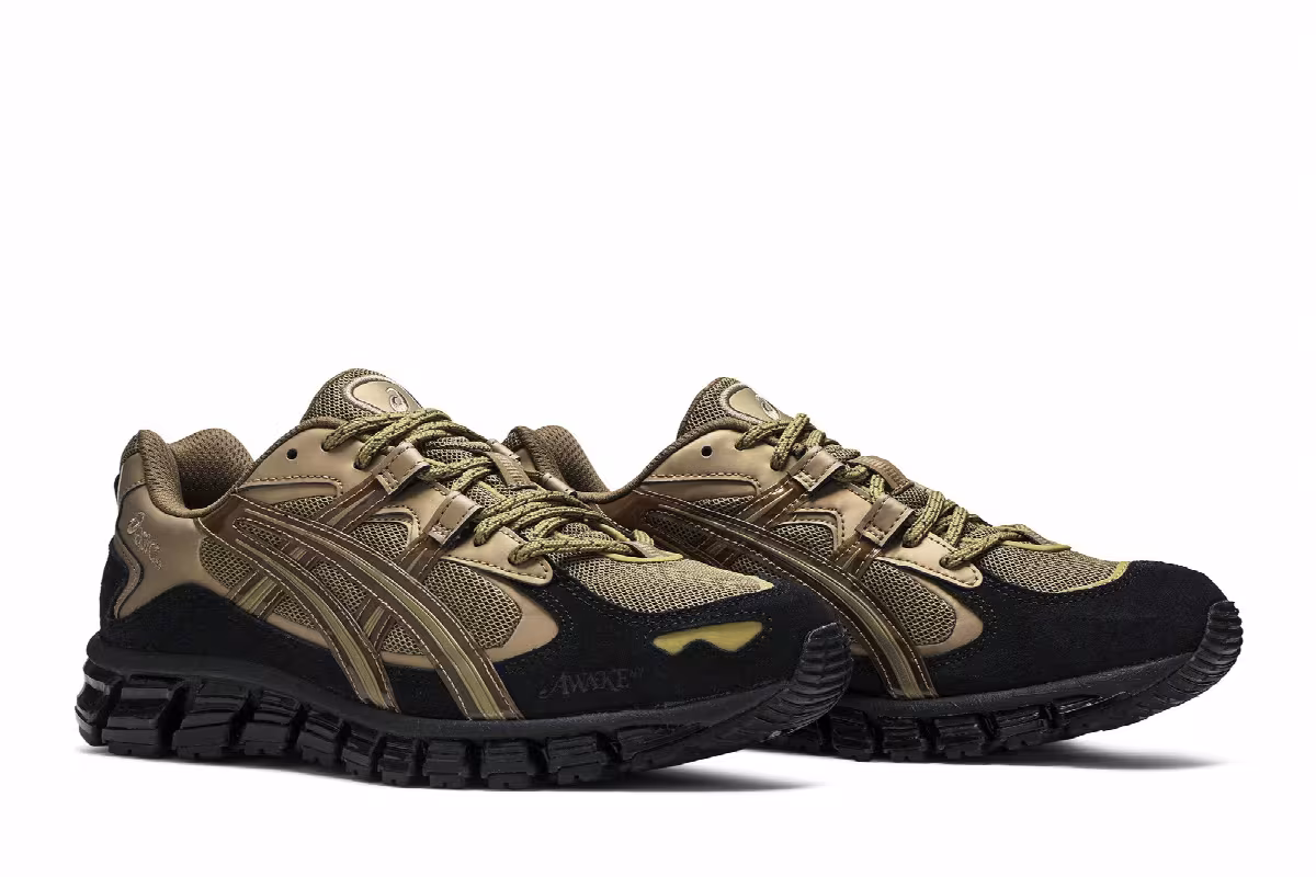 Awake NY x ASICS Gel Kayano 5 360 Rich Gold, view 9