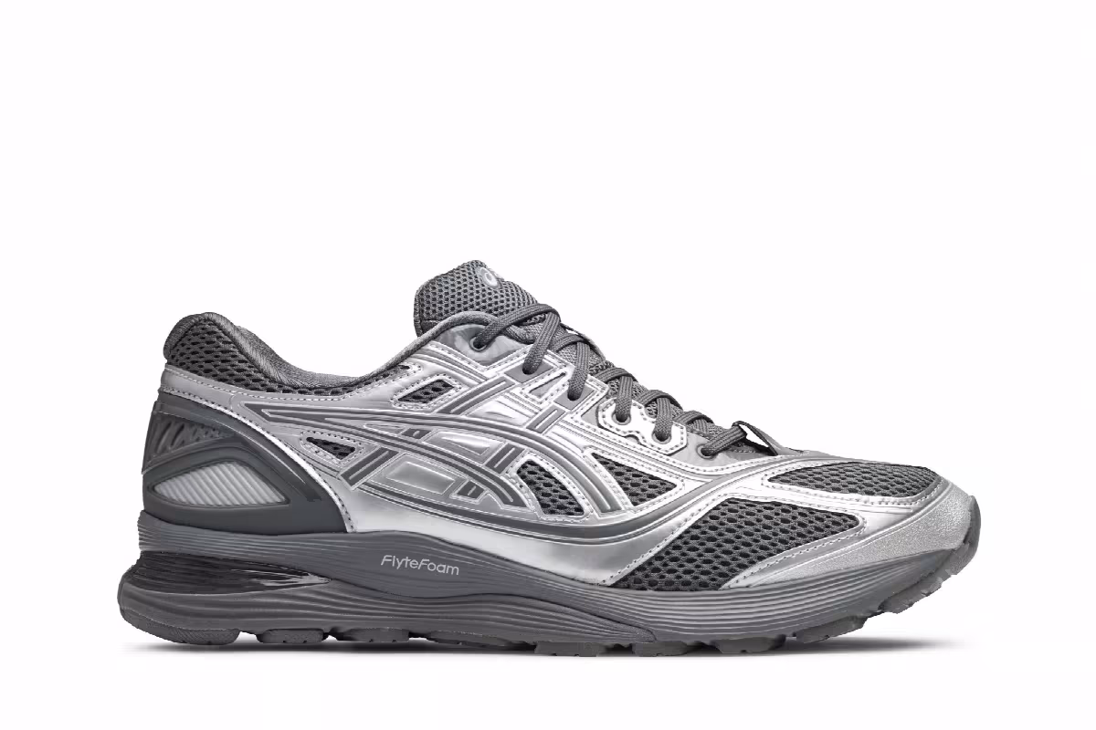 Kiko Kostadinov x ASICS Gel Korika Silver Steel, view 2