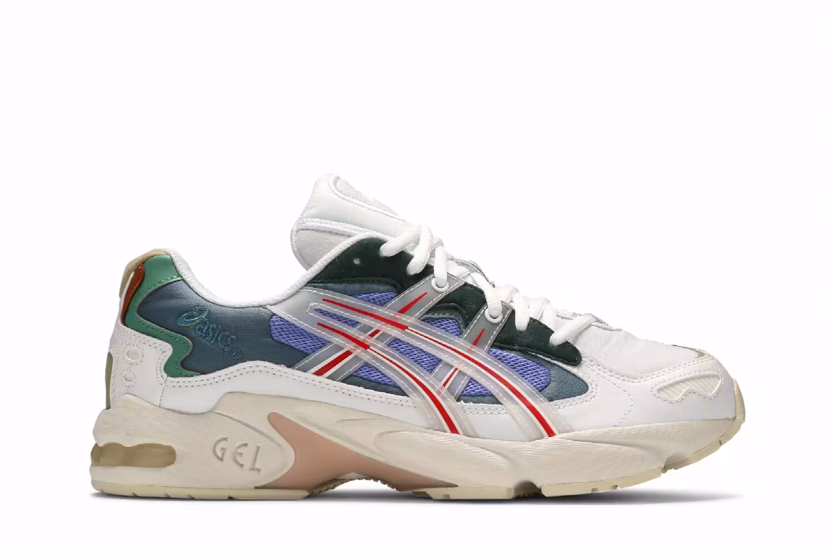 Hypebeast x ASICS Gel Kayano 5 Meadow, view 2