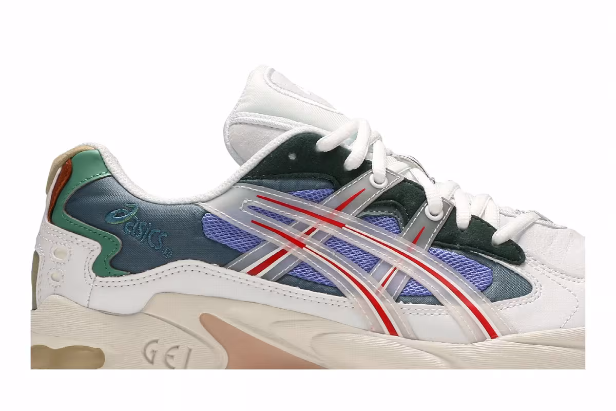 Hypebeast x ASICS Gel Kayano 5 Meadow, view 3