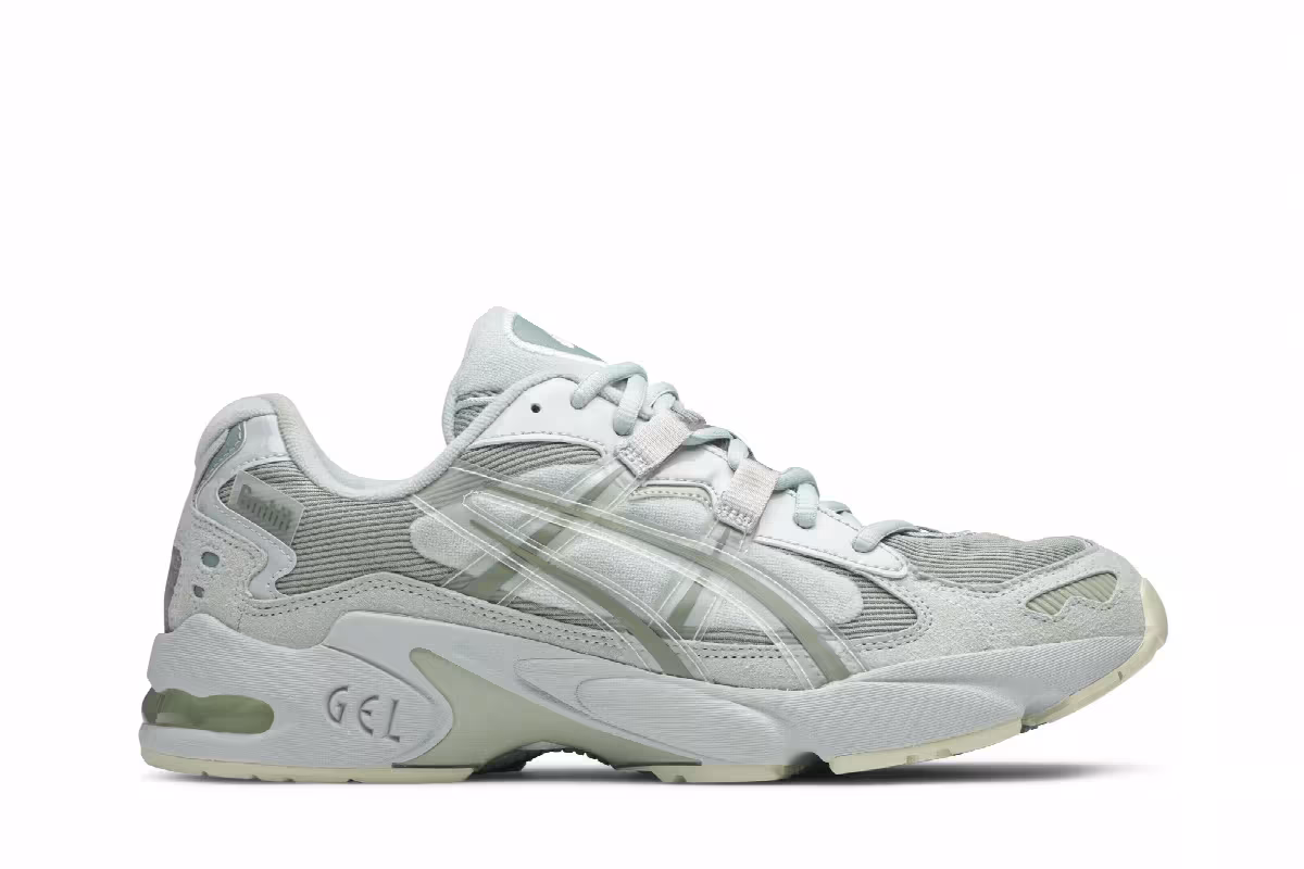 GmbH x ASICS Gel Kayano 5 OG Lichen Rock, view 2