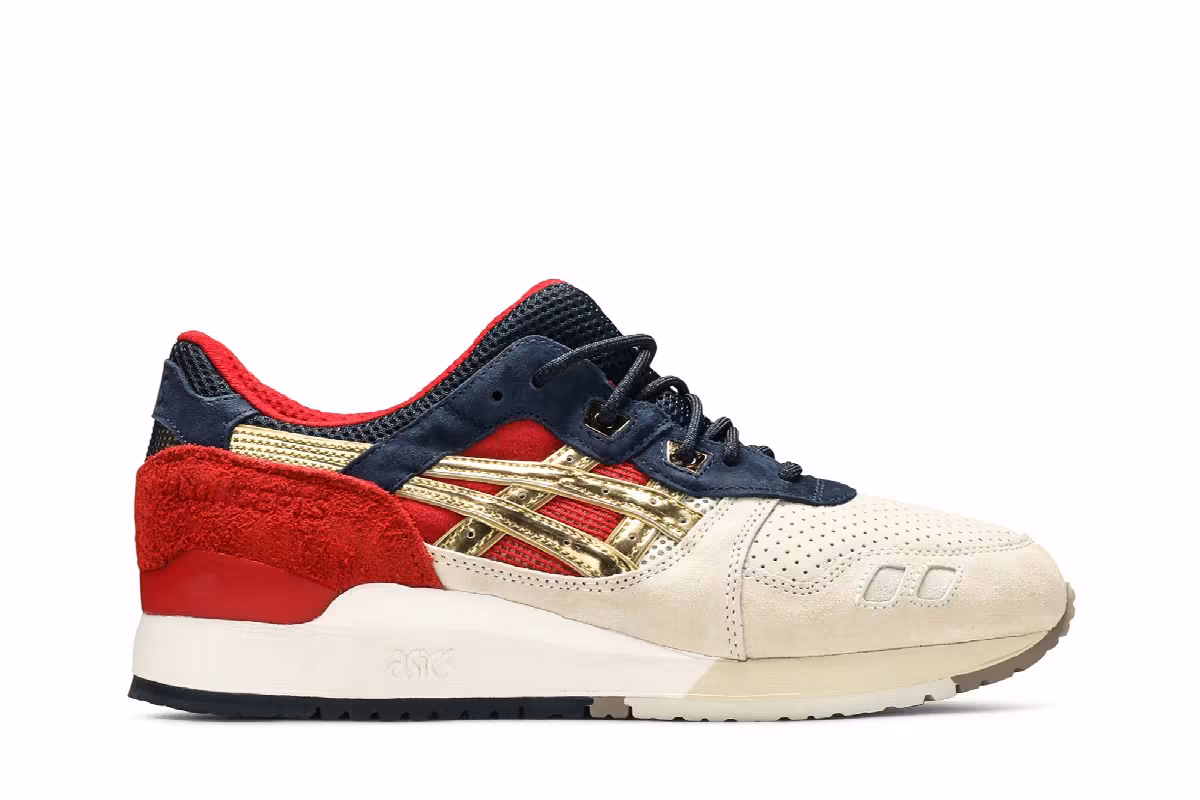 Concepts x ASICS Gel Lyte 3 Boston Tea Party, view 2