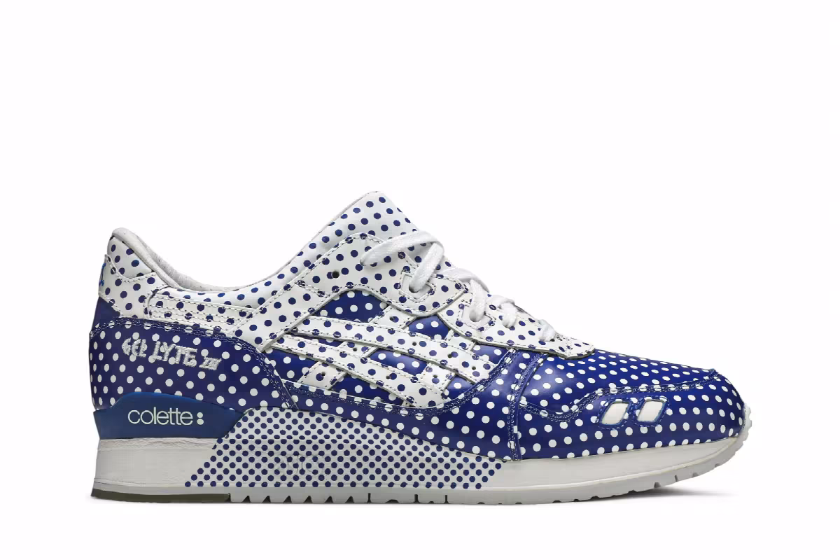 Colette x ASICS Gel Lyte 3 Dotty, view 2