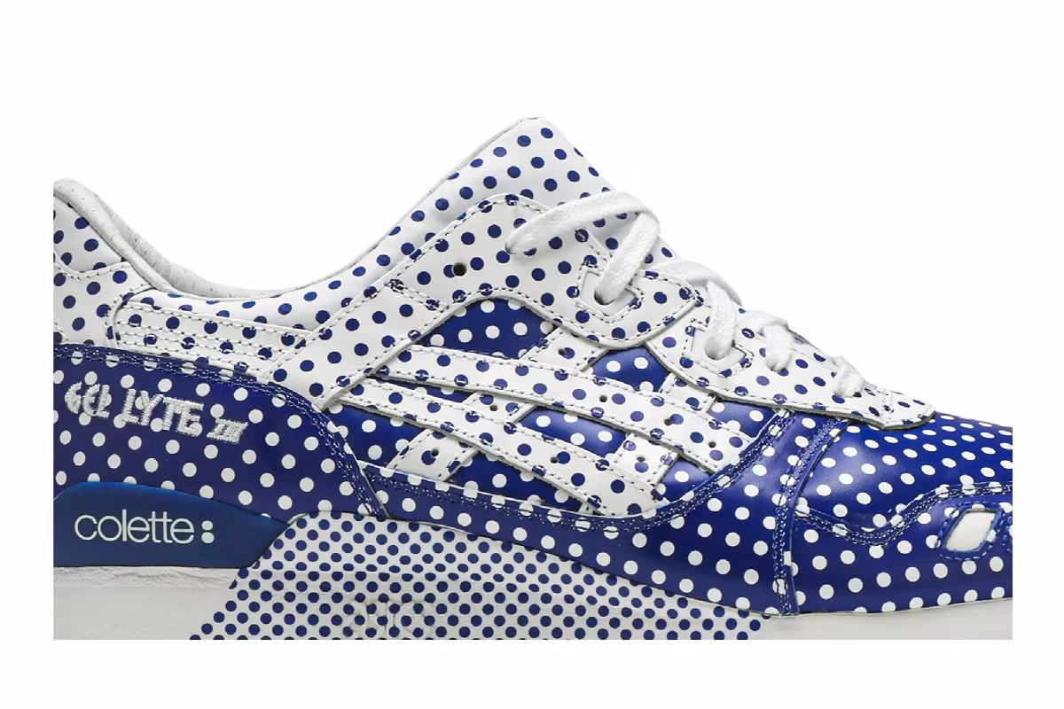 Colette x ASICS Gel Lyte 3 Dotty, view 3