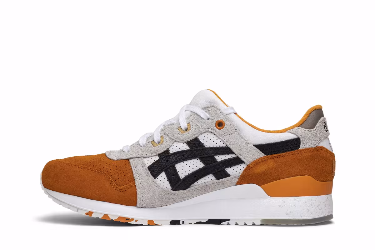 AFEW x Beams x ASICS Gel Lyte 3 Orange Koi, view 4