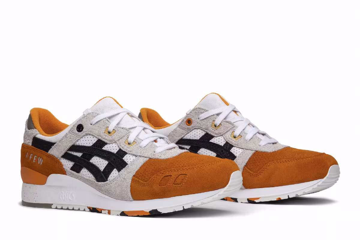 AFEW x Beams x ASICS Gel Lyte 3 Orange Koi, view 9