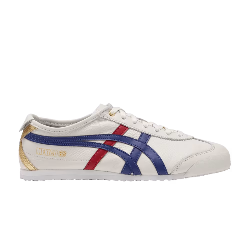 ASICS Mexico 66 White Dark Blue Gold