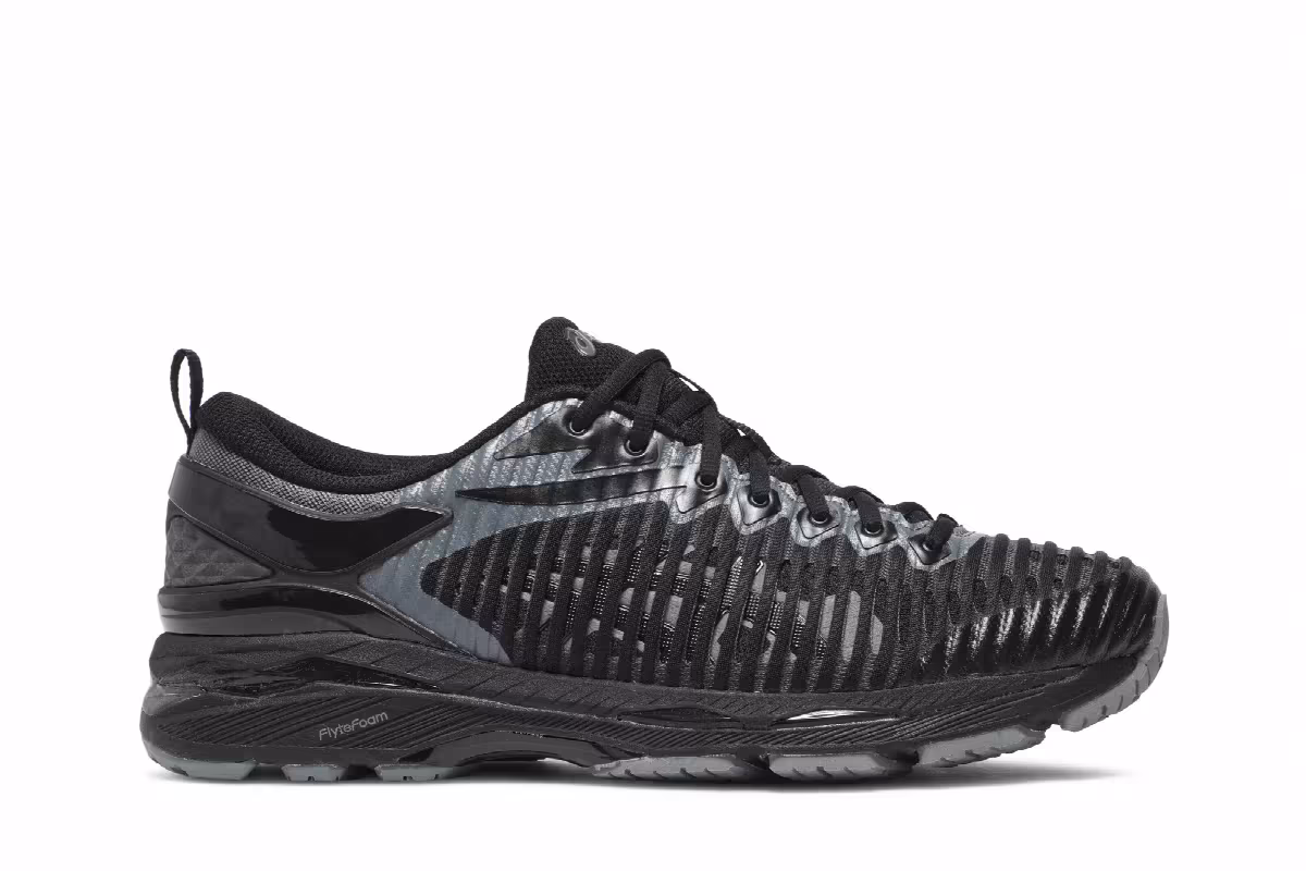 Kiko Kostadinov x ASICS Gel Delva 1 Black Steel, view 2