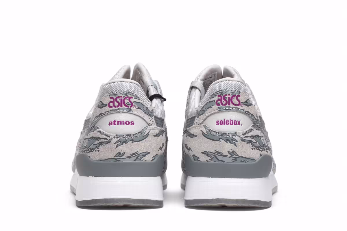 atmos x Solebox x ASICS Gel Lyte 3 Tiger Urban Camo, view 7
