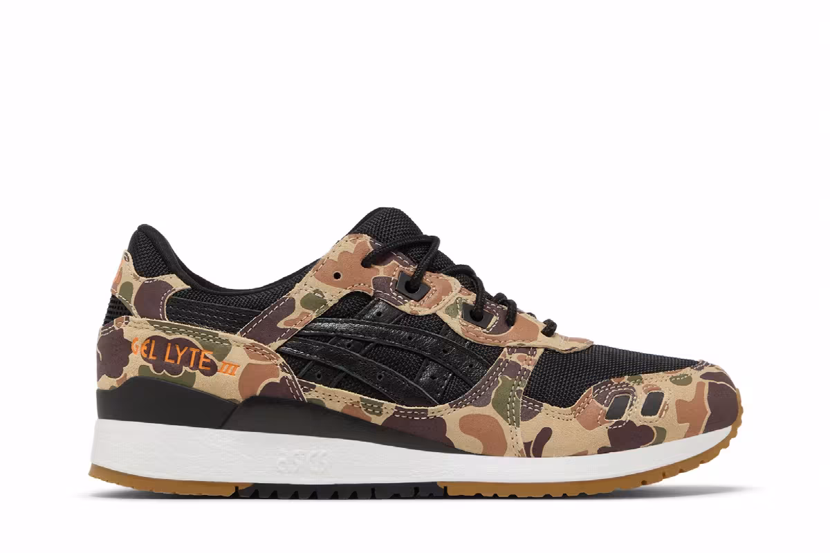 Atmos x ASICS Gel Lyte III Duck Camo, view 2