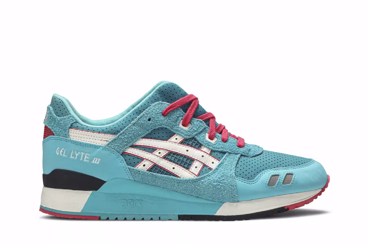 Bait x ASICS Gel Lyte 3 Teal Dragon, view 2