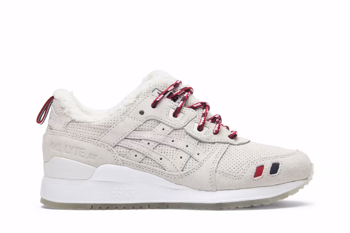 Kith x Moncler x ASICS Gel Lyte 3 Cream, view 2