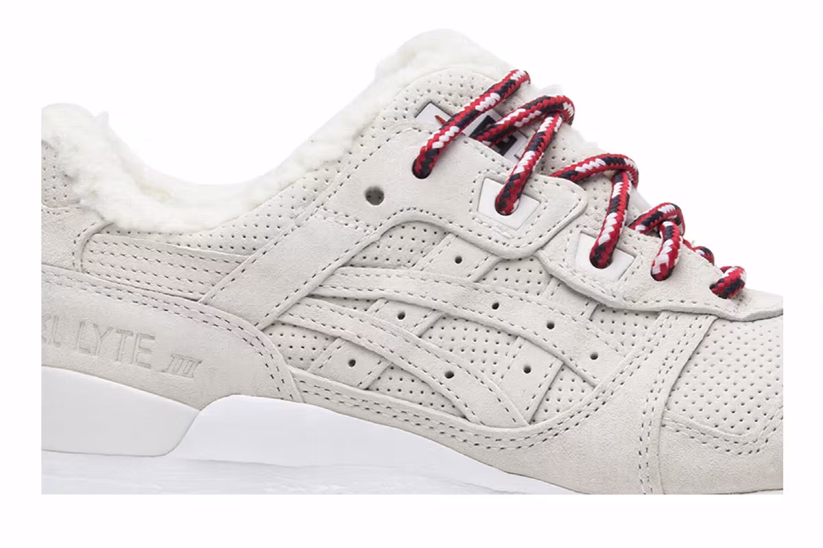 Kith x Moncler x ASICS Gel Lyte 3 Cream, view 3