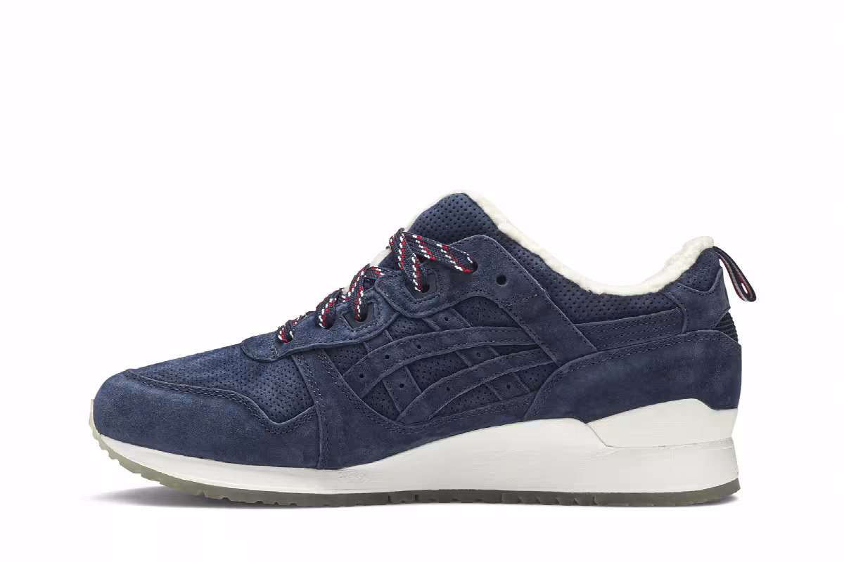 Kith x Moncler x ASICS Gel Lyte 3 Navy, view 4
