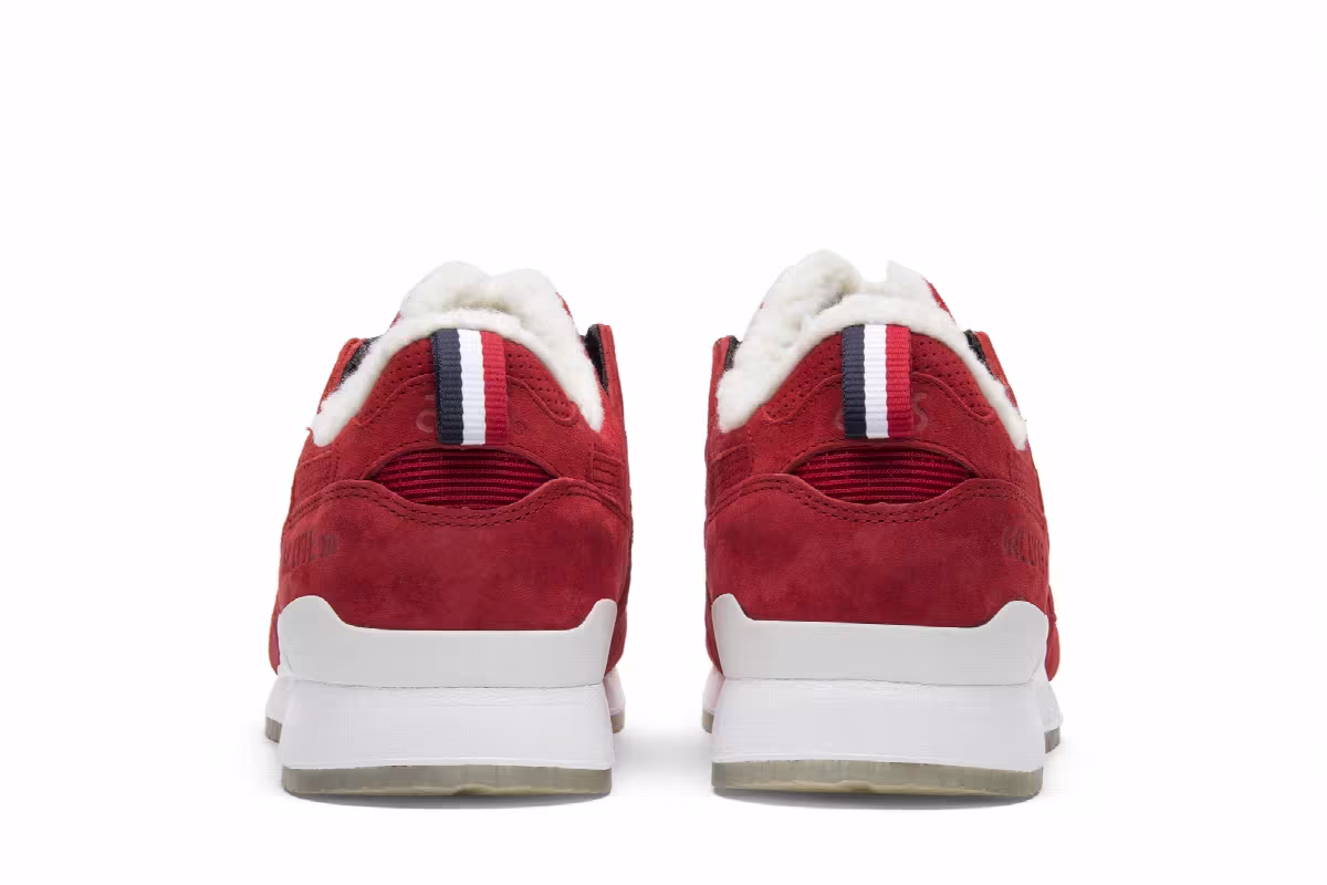 Kith x Moncler x ASICS Gel Lyte 3 Red, view 7