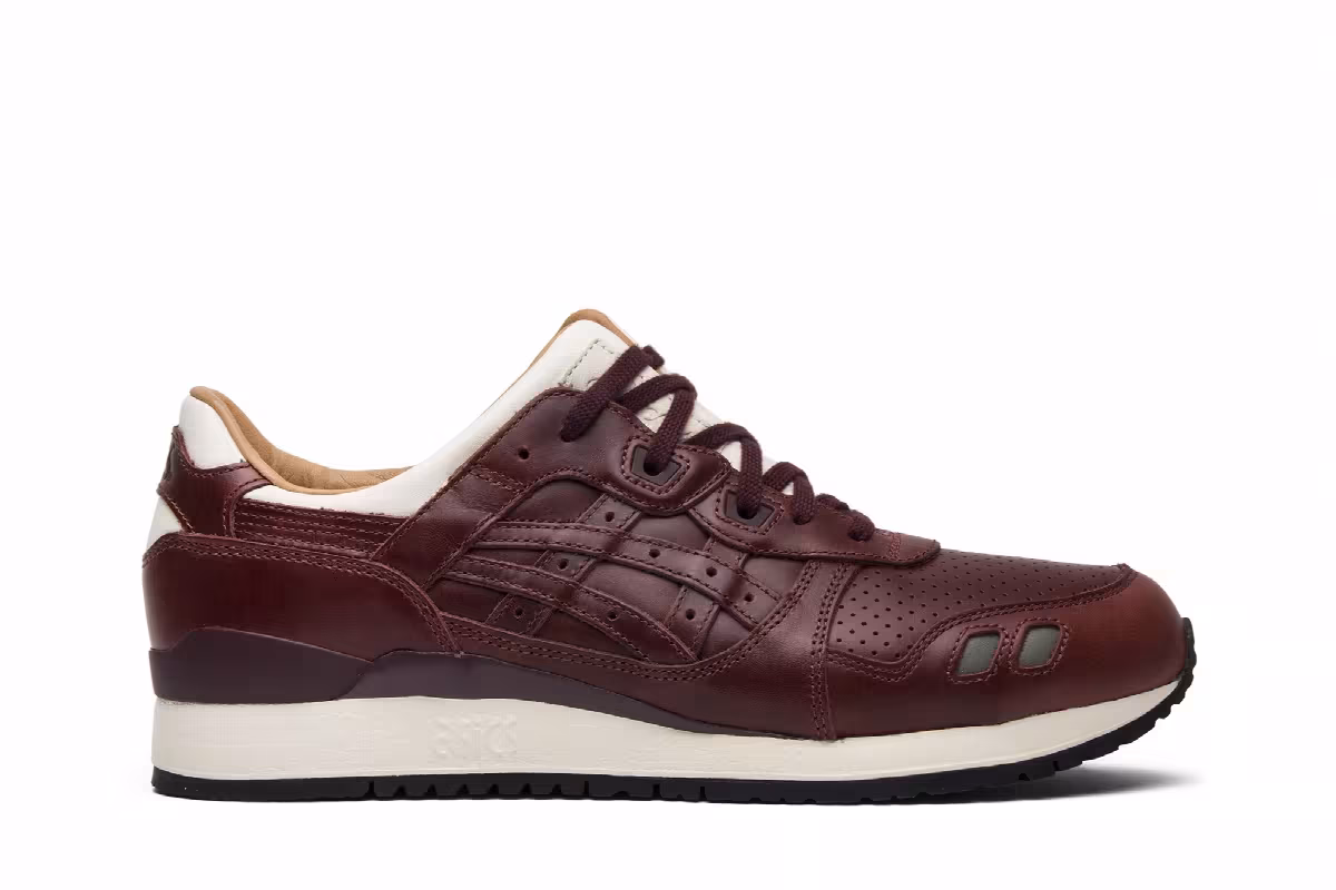 Packer Shoes x J.Crew x ASICS Gel Lyte 3 1907 Collection Oxblood, view 2