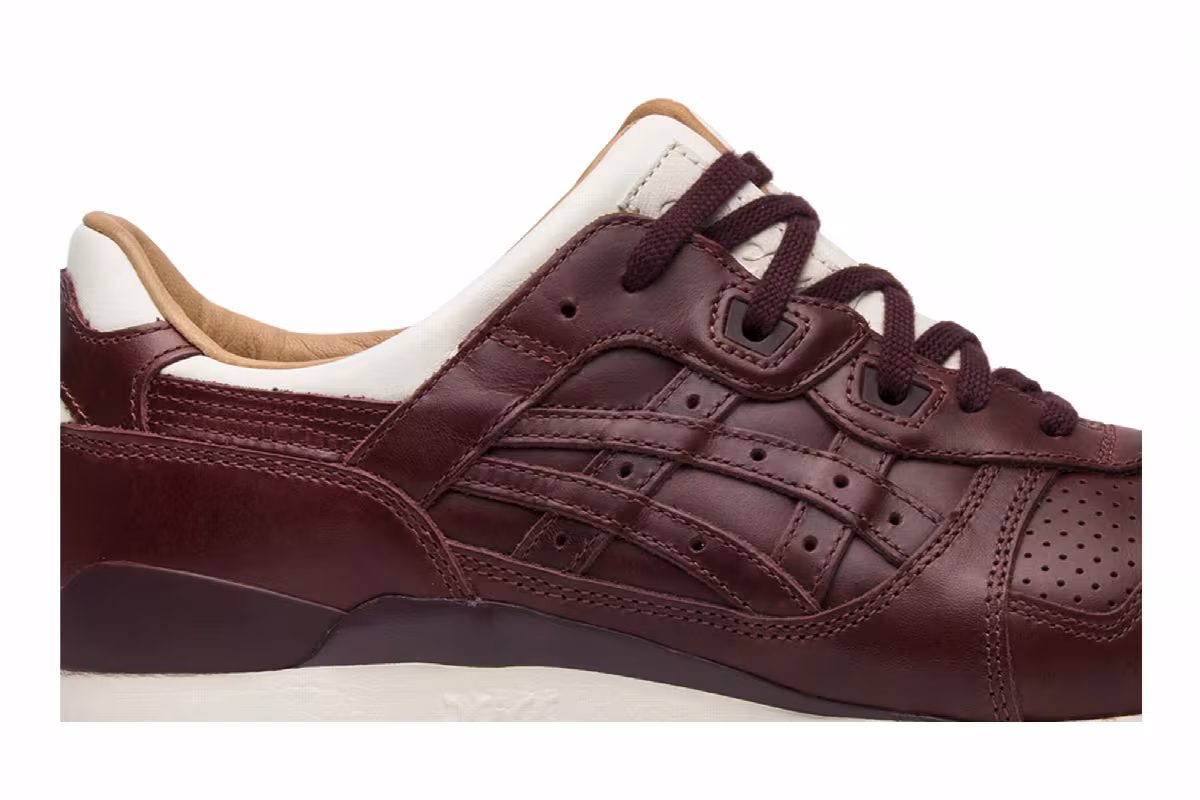 Packer Shoes x J.Crew x ASICS Gel Lyte 3 1907 Collection Oxblood, view 3