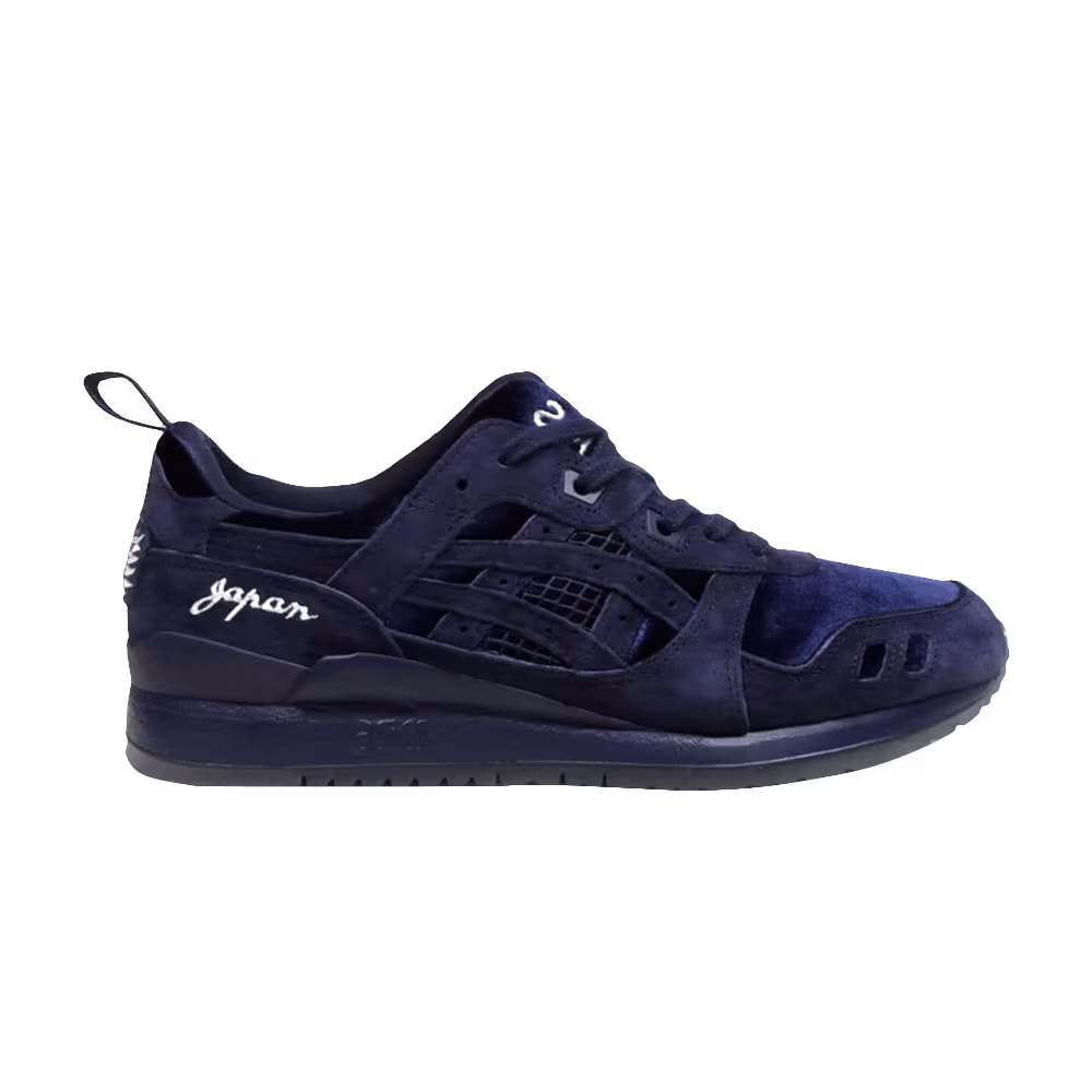 Mita Sneakers x Beams x ASICS Gel Lyte 3 Navy Souvenir Jacket