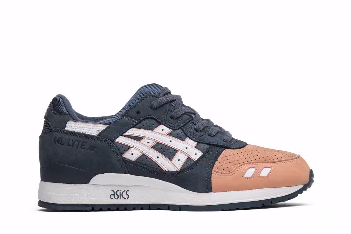 Ronnie Fieg x ASICS Gel Lyte 3 Salmon Toe, view 2