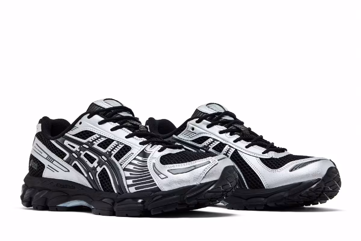 ASICS Gel Kayano 12.1 Silver Black, view 9