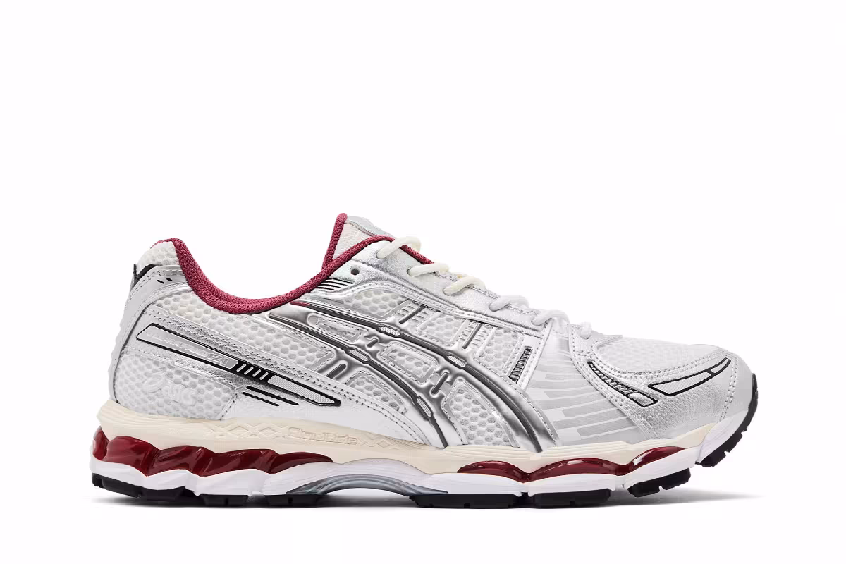 ASICS Gel Kayano 12.1 Silver Red, view 2
