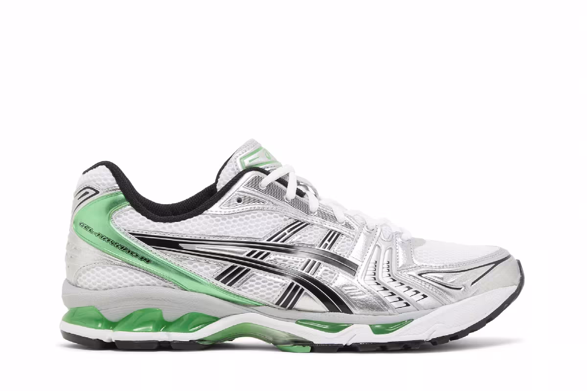 ASICS Gel Kayano 14 White Malachite Green, view 2