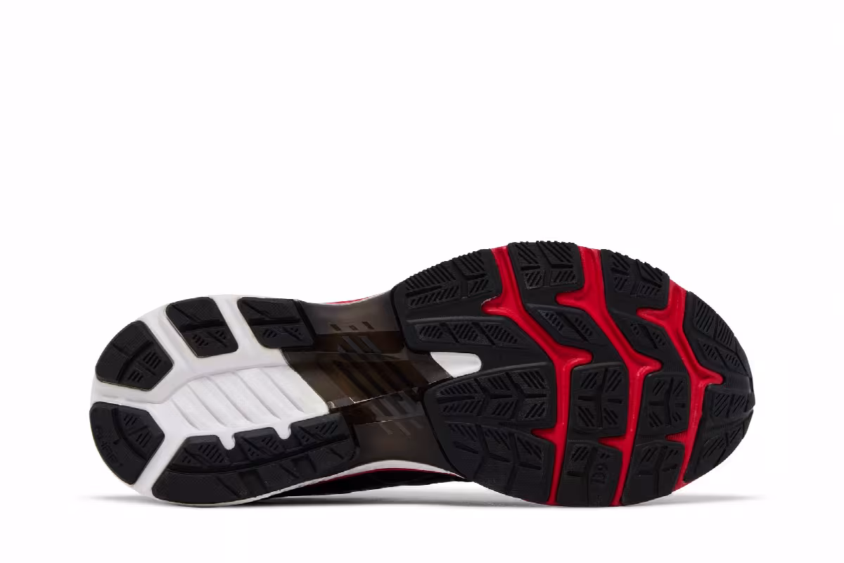Asics Gel Kayano 27 Classic Red Black, view 5