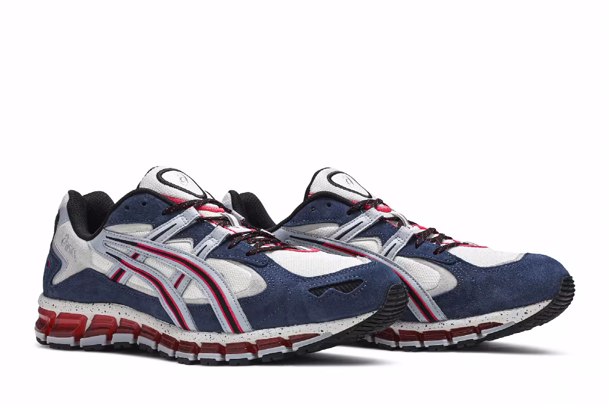 Asics Gel Kayano 5 360 Cream Navy, view 9