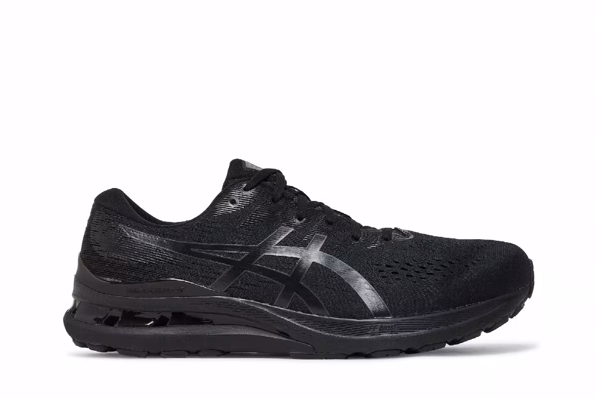 Asics Gel Kayano 28 4E Wide Black Graphite Grey, view 2