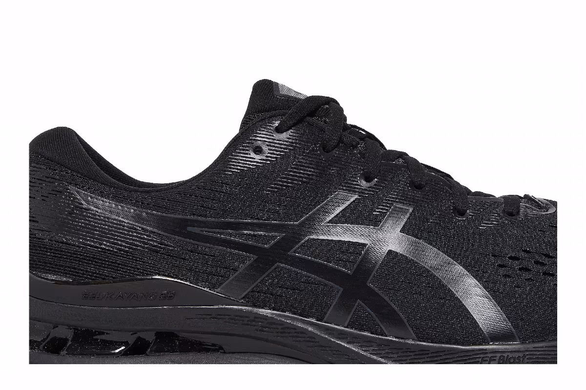Asics Gel Kayano 28 4E Wide Black Graphite Grey, view 3