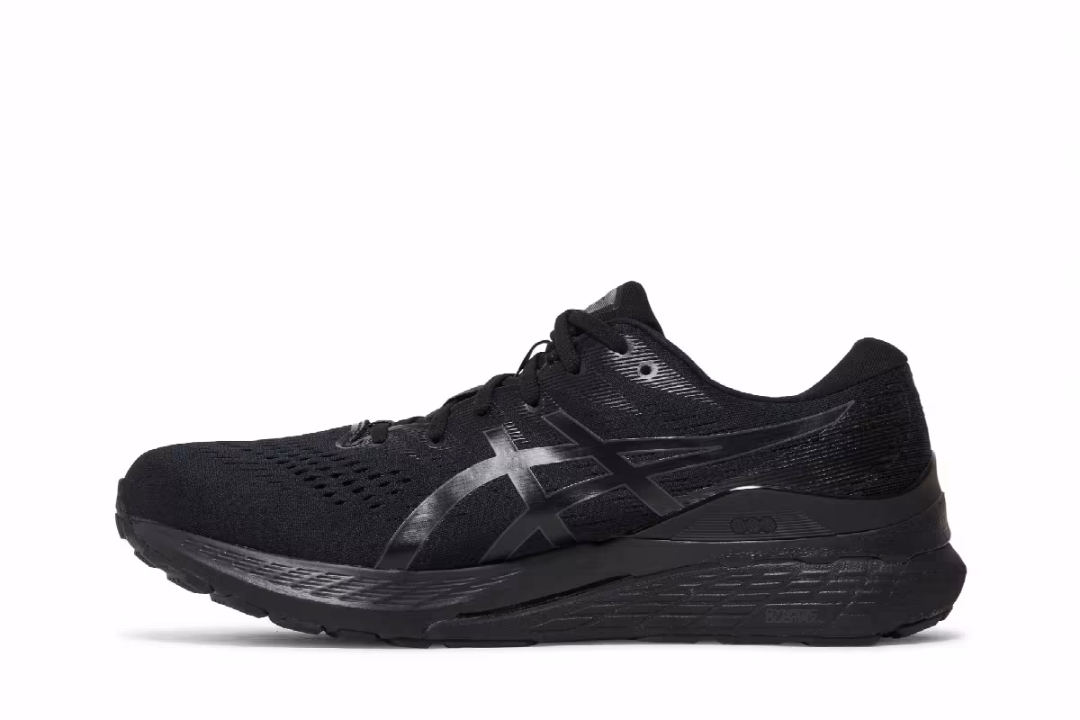 Asics Gel Kayano 28 4E Wide Black Graphite Grey, view 4