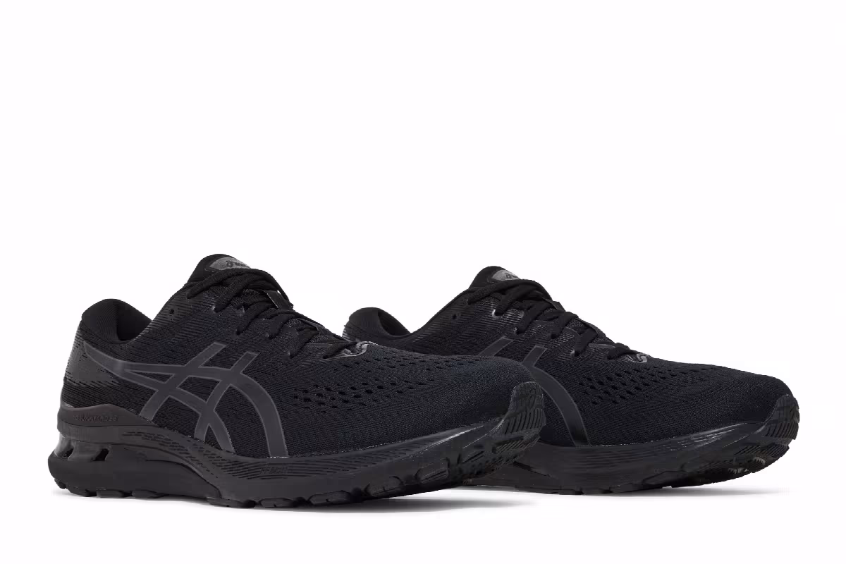 Asics Gel Kayano 28 4E Wide Black Graphite Grey, view 9