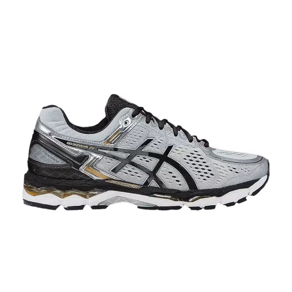 Asics Gel Kayano 22 Silver Black Gold