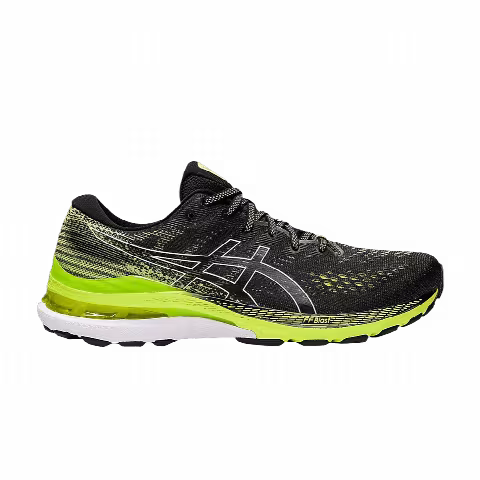 Asics Gel Kayano 28 2E Wide 'Black Hazard Green'