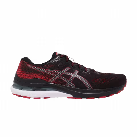 Asics Gel Kayano 28 4E Wide 'Black Electric Red'