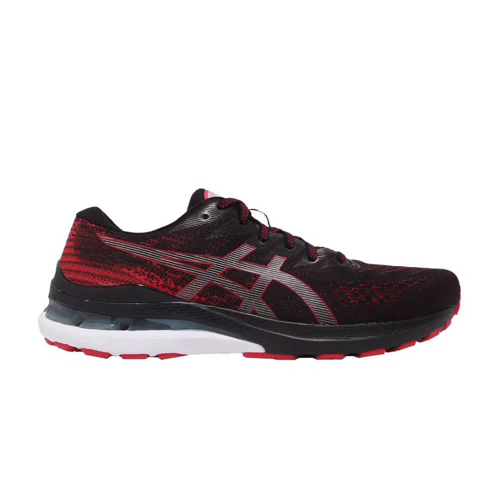 Asics Gel Kayano 28 4E Wide Black Electric Red