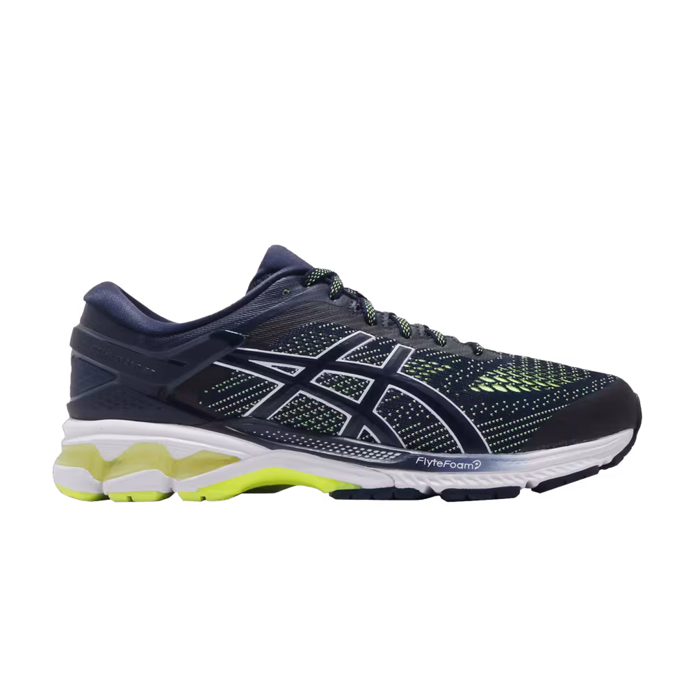 Asics Gel Kayano 26 Peacoat Safety Yellow