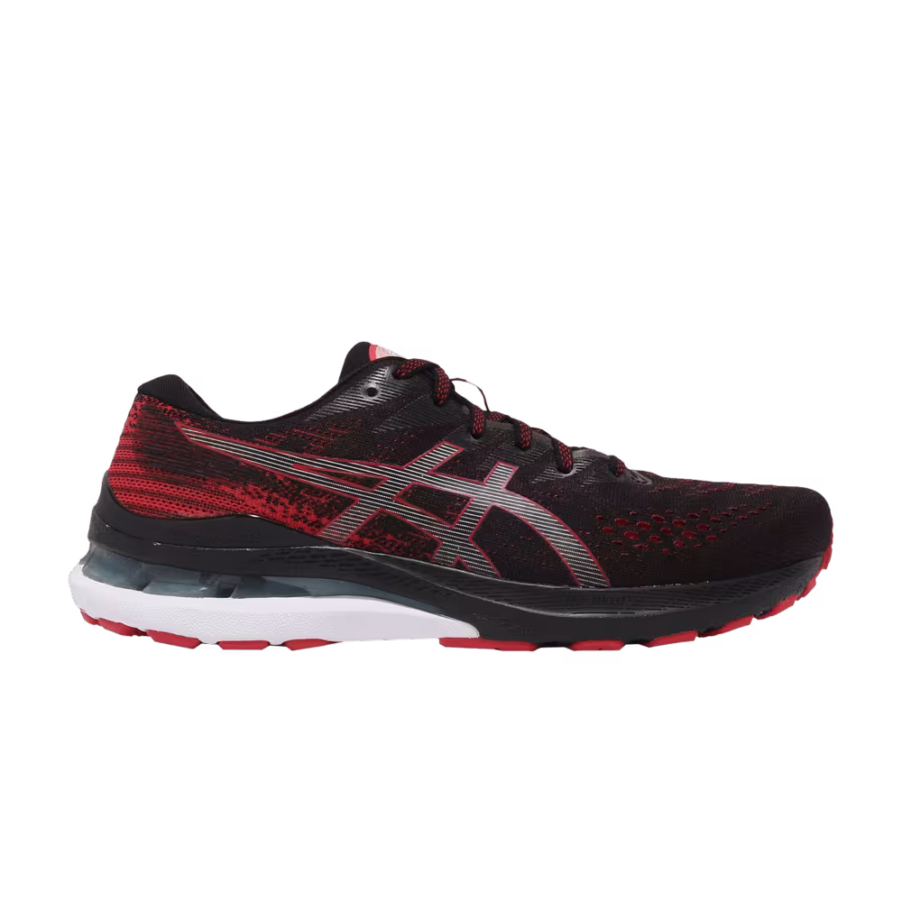 Asics Gel Kayano 28 2E Wide Black Electric Red
