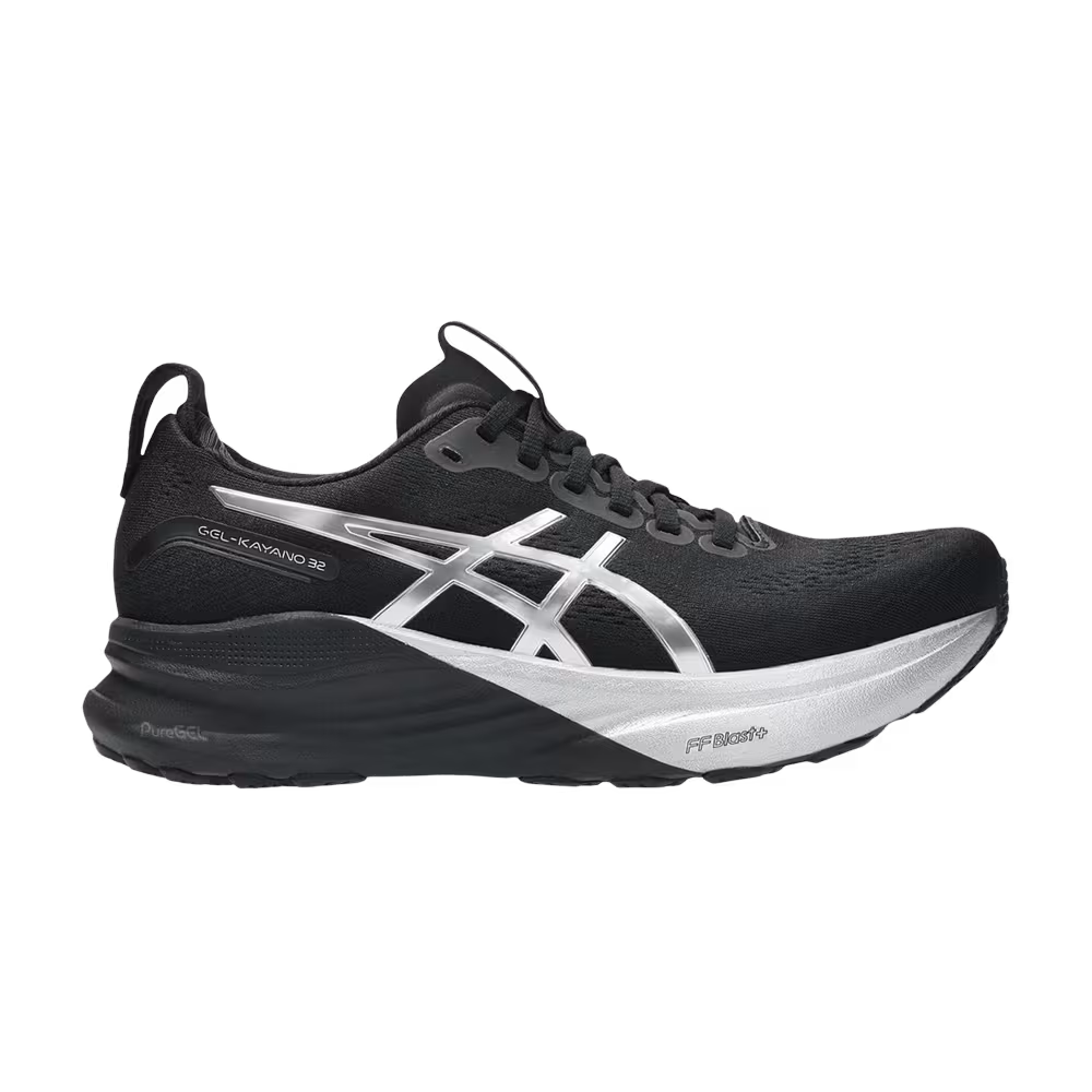 ASICS Women's GEL-Kayano 32 Platinum Platinum Black