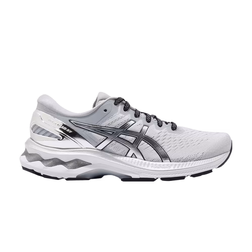 Asics Women's Gel Kayano 27 Platinum Grey Pure Silver