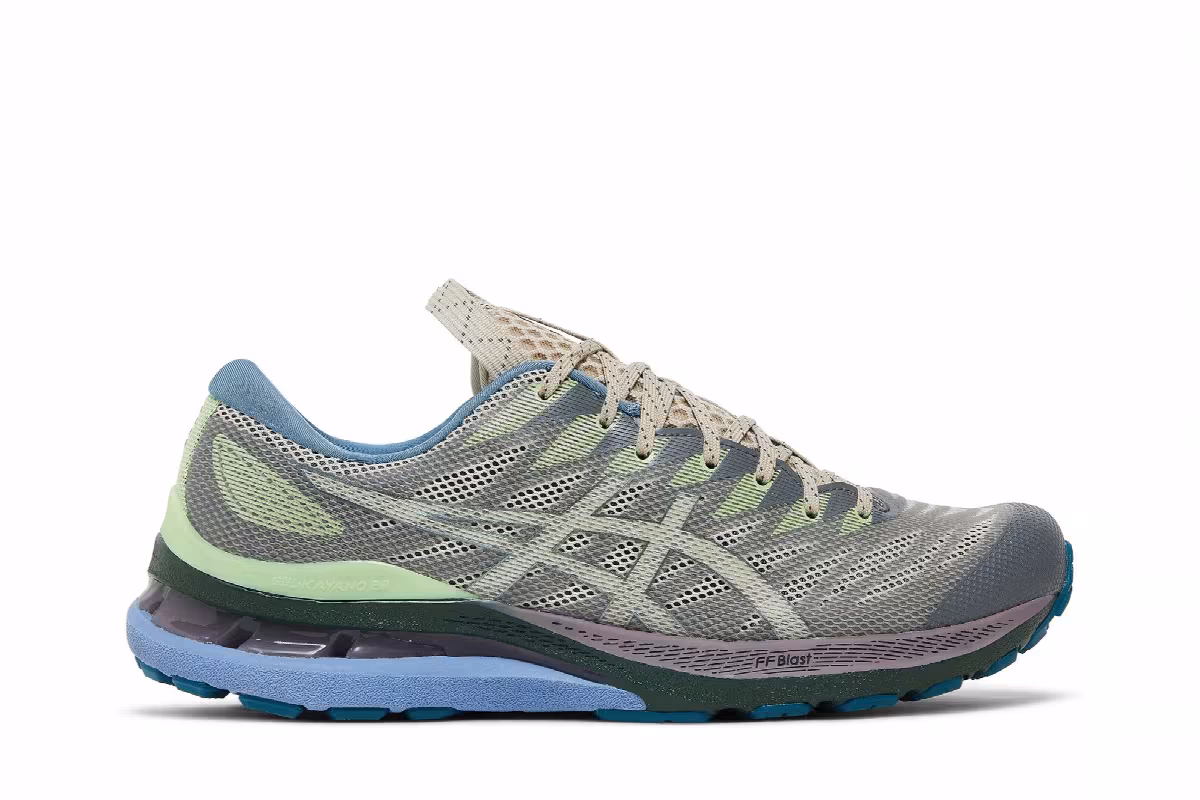 Kiko Kostadinov x ASICS Women's FN3-S Gel Kayano 28 Gargoyle Fog, view 2