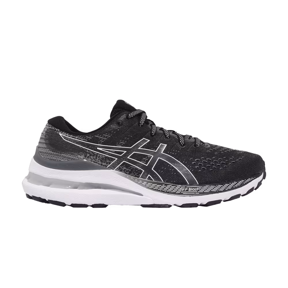 Asics Women's Gel Kayano 28 Wide Black White