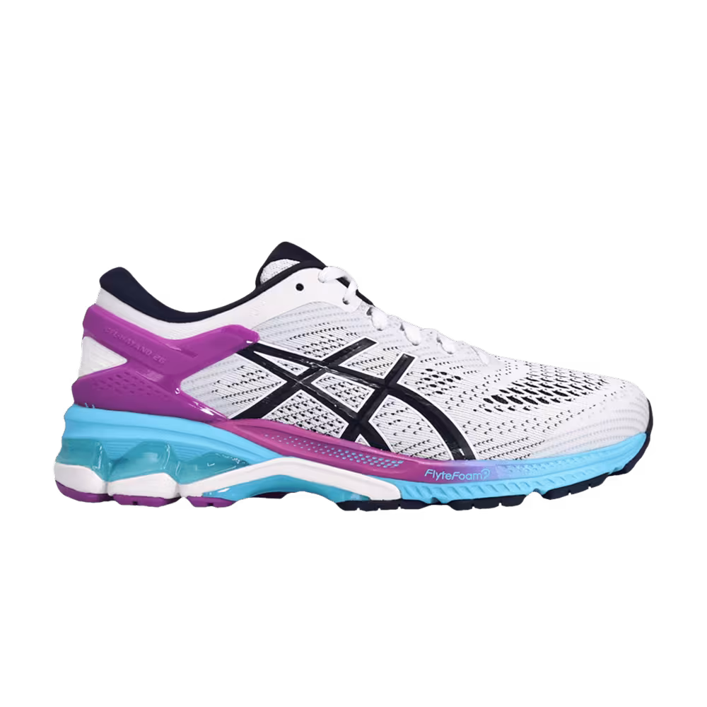 Asics Women's Gel Kayano 26 White Peacoat