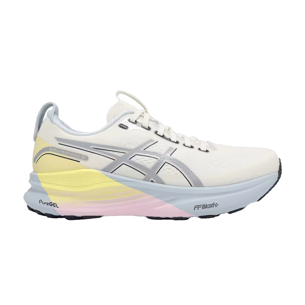 ASICS Women's GEL-Kayano 32 Lite-Show CN Cream Pure Silver