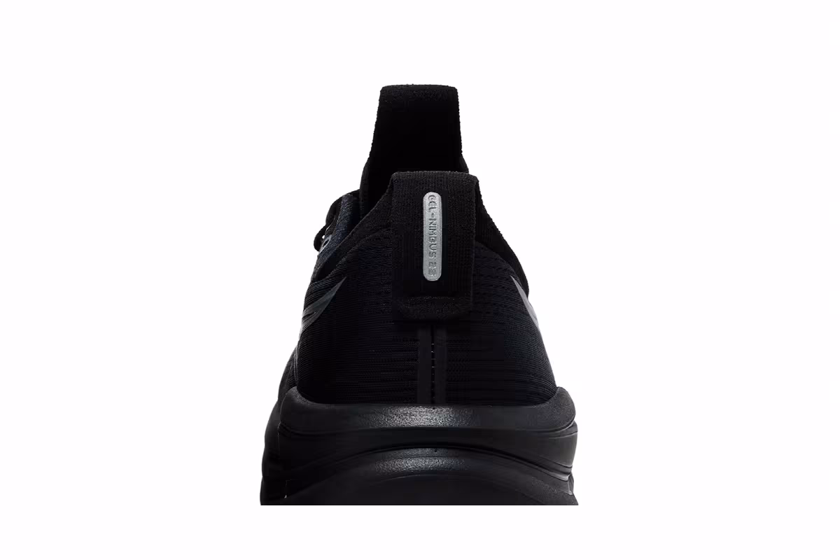 ASICS GEL-Nimbus 28 2E Wide Black Graphite Grey, view 8