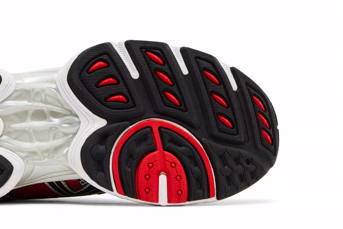 ASICS Gel Nimbus 9 Pure Silver Classic Red, view 6