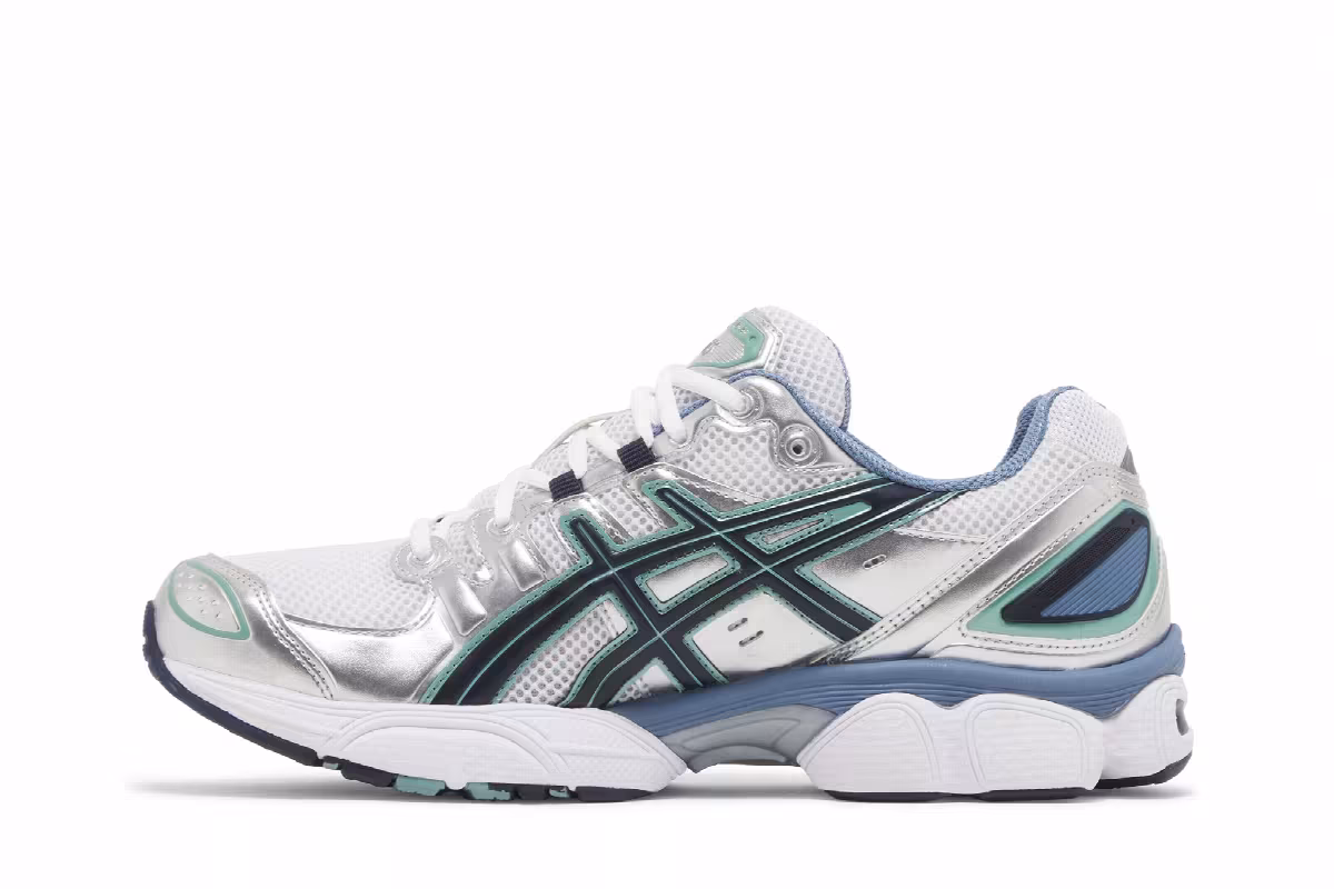 ASICS Gel Nimbus 9 Mint Steel Blue, view 4