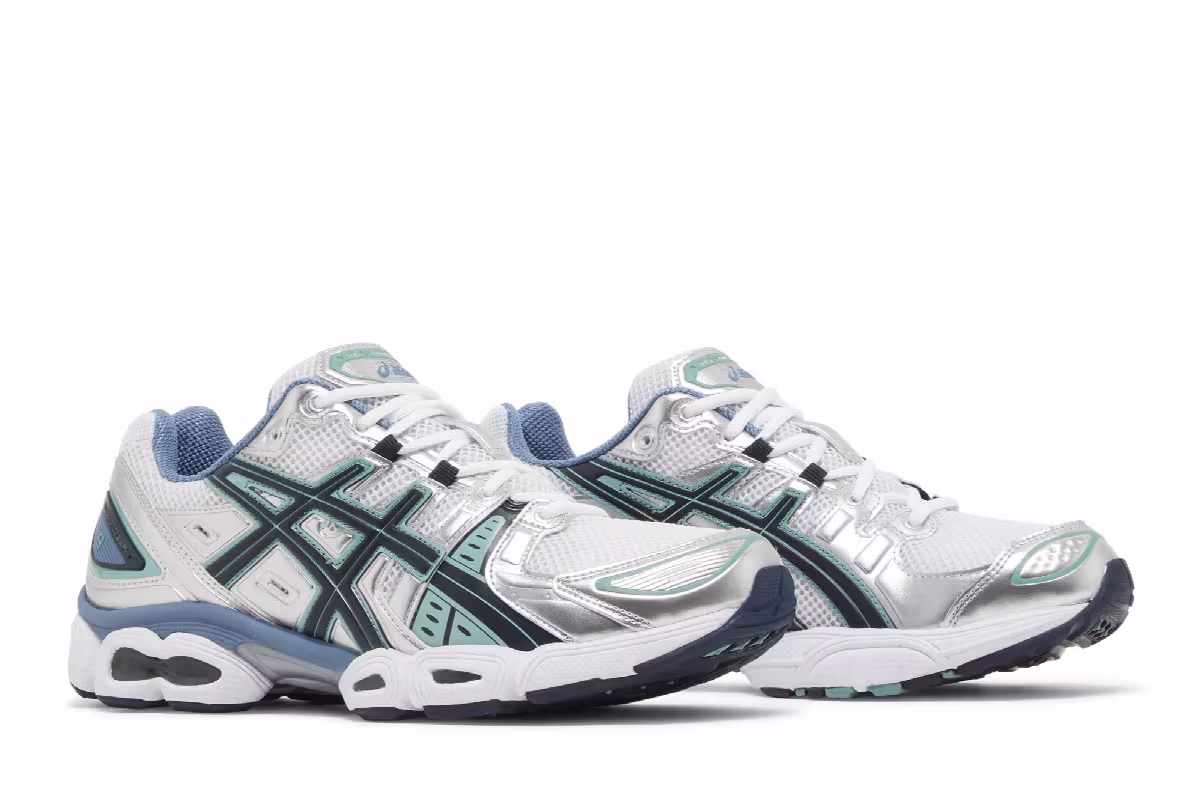 ASICS Gel Nimbus 9 Mint Steel Blue, view 9